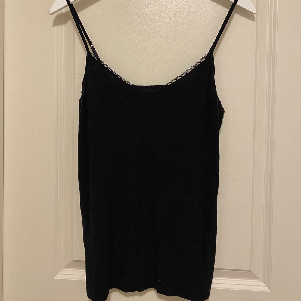 💖Lace trim v neck cami